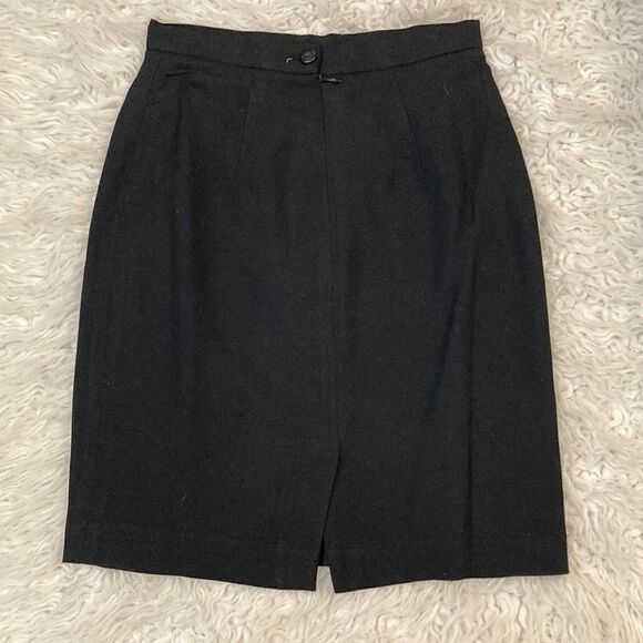Barami Couture Black Career skirt size 0 - Picture 4 of 4